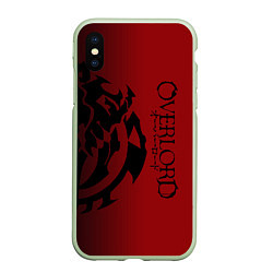 Чехол iPhone XS Max матовый Overlord, цвет: 3D-салатовый