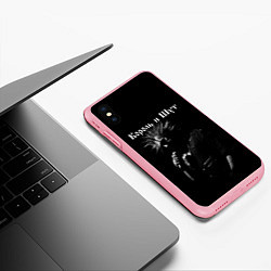Чехол iPhone XS Max матовый КОРОЛЬ И ШУТ, цвет: 3D-баблгам — фото 2