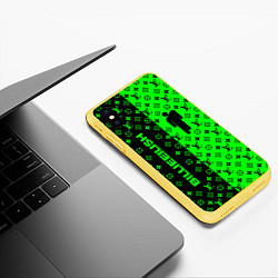 Чехол iPhone XS Max матовый BILLIE EILISH x LV Green, цвет: 3D-желтый — фото 2