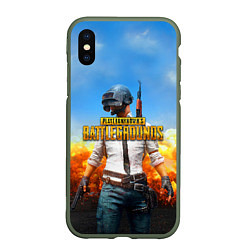 Чехол iPhone XS Max матовый PUBG