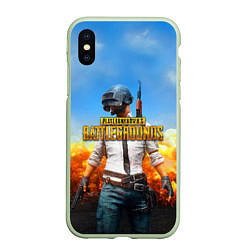 Чехол iPhone XS Max матовый PUBG