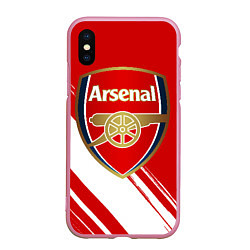 Чехол iPhone XS Max матовый Arsenal