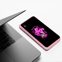 Чехол iPhone XS Max матовый Киллер Квин ЖоЖо, цвет: 3D-баблгам — фото 2