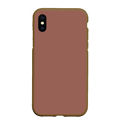 Чехол iPhone XS Max матовый Без дизайна