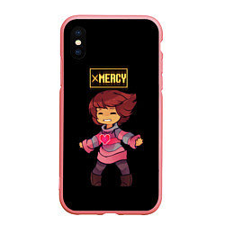 Чехол iPhone XS Max матовый UNDERTALE FRISK, цвет: 3D-баблгам