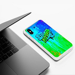 Чехол iPhone XS Max матовый Stray Kids, цвет: 3D-белый — фото 2