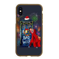 Чехол iPhone XS Max матовый Doctor Who