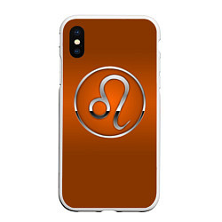 Чехол iPhone XS Max матовый Leo Лев