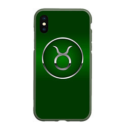 Чехол iPhone XS Max матовый Taurus Телец