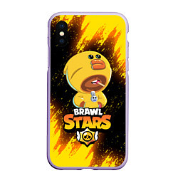 Чехол iPhone XS Max матовый BRAWL STARS SALLY LEON