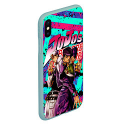 Чехол iPhone XS Max матовый Jojo, цвет: 3D-мятный — фото 2