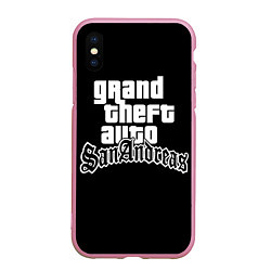 Чехол iPhone XS Max матовый GTA San Andreas