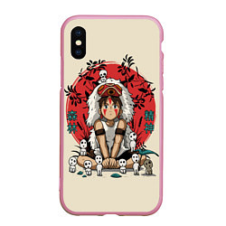 Чехол iPhone XS Max матовый Princess Mononoke