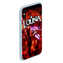 Чехол iPhone XS Max матовый LOUNA, цвет: 3D-голубой — фото 2