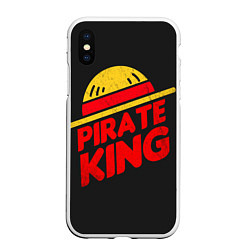 Чехол iPhone XS Max матовый One Piece Pirate King