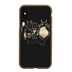 Чехол iPhone XS Max матовый My Neighbor Totoro