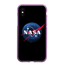 Чехол iPhone XS Max матовый NASA Black Hole