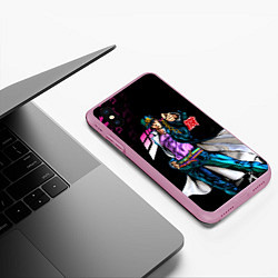 Чехол iPhone XS Max матовый JOJOS BIZARRE ADVENTURE, цвет: 3D-розовый — фото 2