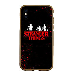 Чехол iPhone XS Max матовый STRANGER THINGS