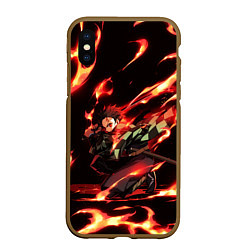 Чехол iPhone XS Max матовый KIMETSU NO YAIBA