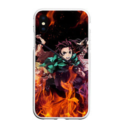 Чехол iPhone XS Max матовый KIMETSU NO YAIBA