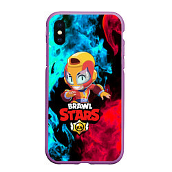 Чехол iPhone XS Max матовый BRAWL STARS MAX