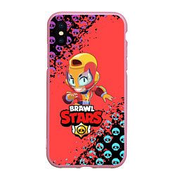 Чехол iPhone XS Max матовый BRAWL STARS MAX