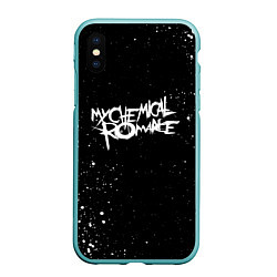 Чехол iPhone XS Max матовый My Chemical Romance, цвет: 3D-мятный