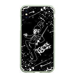 Чехол iPhone XS Max матовый My Chemical Romance, цвет: 3D-салатовый