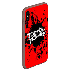 Чехол iPhone XS Max матовый MY CHEMICAL ROMANCE, цвет: 3D-коричневый — фото 2