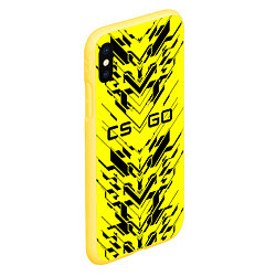 Чехол iPhone XS Max матовый Counter Strike, цвет: 3D-желтый — фото 2