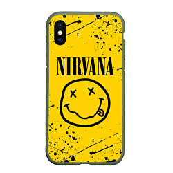 Чехол iPhone XS Max матовый NIRVANA