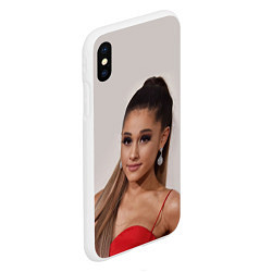 Чехол iPhone XS Max матовый Ariana Grande Ариана Гранде, цвет: 3D-белый — фото 2