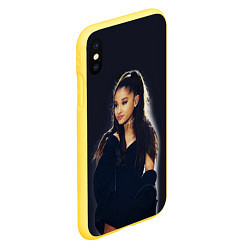 Чехол iPhone XS Max матовый Ariana Grande Ариана Гранде, цвет: 3D-желтый — фото 2