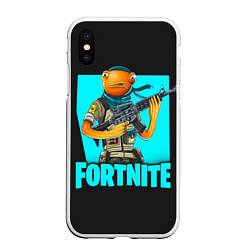 Чехол iPhone XS Max матовый Fortnite