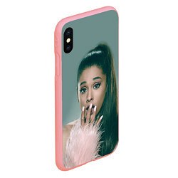 Чехол iPhone XS Max матовый Ariana Grande Ариана Гранде, цвет: 3D-баблгам — фото 2