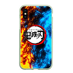 Чехол iPhone XS Max матовый KIMETSU NO YAIBA