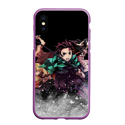 Чехол iPhone XS Max матовый KIMETSU NO YAIBA