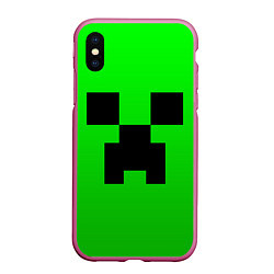 Чехол iPhone XS Max матовый MINECRAFT