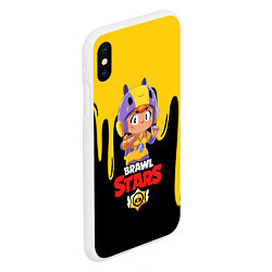 Чехол iPhone XS Max матовый BRAWL STARS BEA, цвет: 3D-белый — фото 2