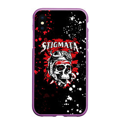 Чехол iPhone XS Max матовый Stigmata