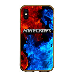 Чехол iPhone XS Max матовый MINECRAFT