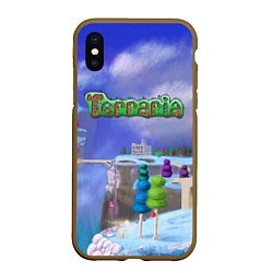 Чехол iPhone XS Max матовый Terraria