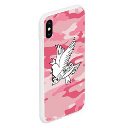 Чехол iPhone XS Max матовый LIL PEEP CRY BABY, цвет: 3D-белый — фото 2