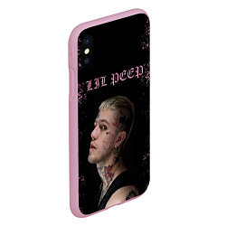 Чехол iPhone XS Max матовый LiL PEEP, цвет: 3D-розовый — фото 2