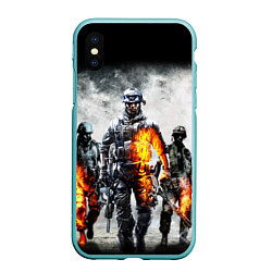 Чехол iPhone XS Max матовый Battlefield