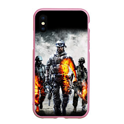 Чехол iPhone XS Max матовый Battlefield