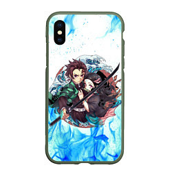 Чехол iPhone XS Max матовый KIMETSU NO YAIBA