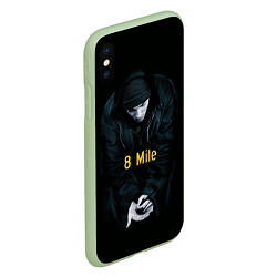 Чехол iPhone XS Max матовый EMINEM, цвет: 3D-салатовый — фото 2