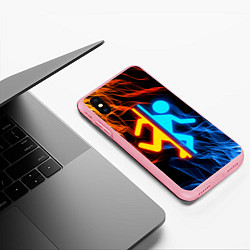 Чехол iPhone XS Max матовый PORTAL, цвет: 3D-баблгам — фото 2